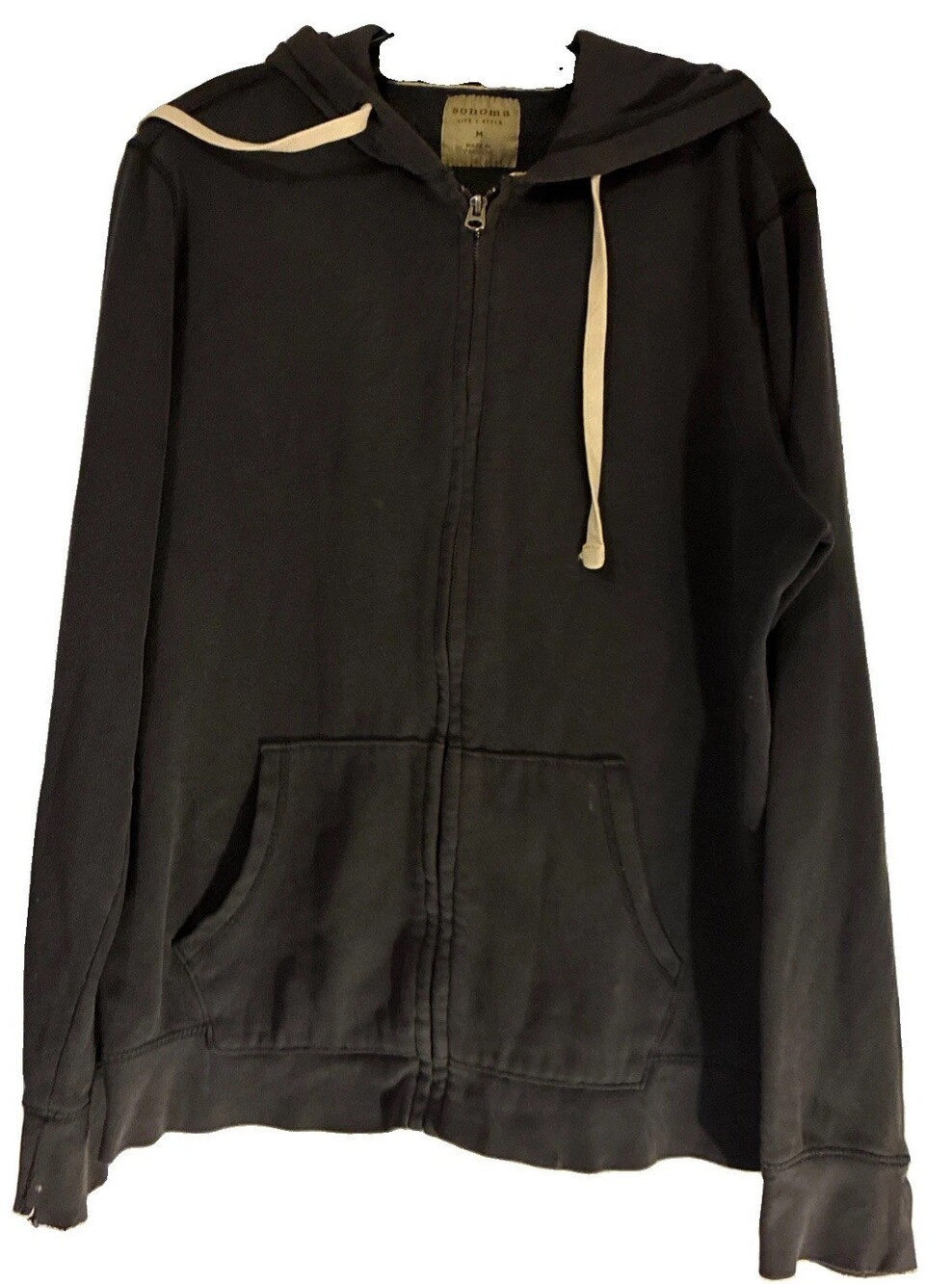 Sonoma Life + Style full-zip hoodie gray